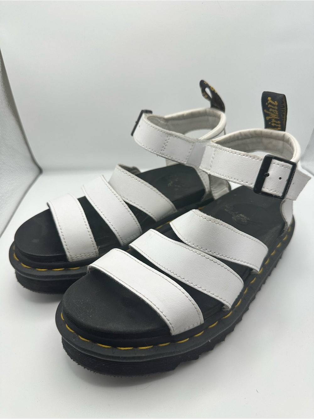 Dr. Martens Blaire Leather Platform Sandals